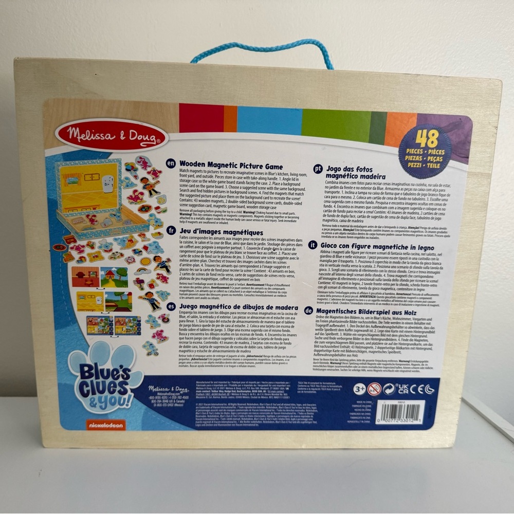 Blue’s Clues & You Melissa & Doug Magnetic Wooden Puzzle Set - Nearly complete! - Picture 11 of 12